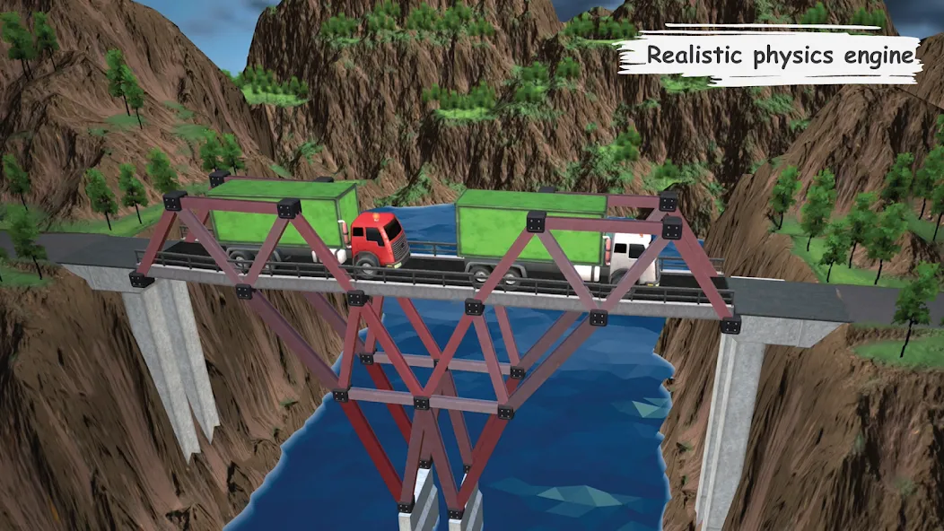 Bridgezz: Bridge Construction (Бриджзз)  [МОД Unlimited Money] Screenshot 4