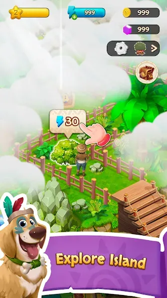 Island Adventure Jungle  Blast (Марбл Пазл)  [МОД Меню] Screenshot 4