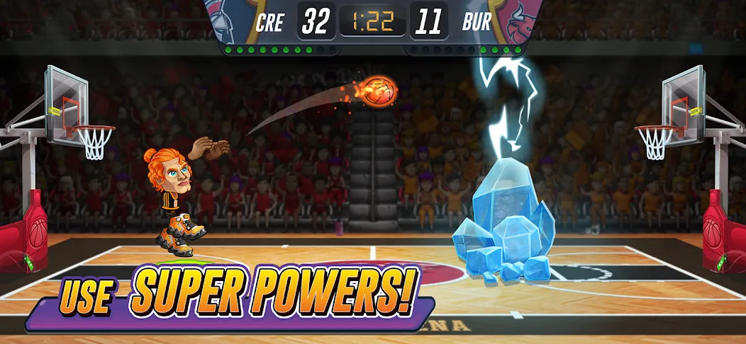 Basketball Arena: Online Game (Баскетбольная арена)  [МОД Бесконечные деньги] Screenshot 2