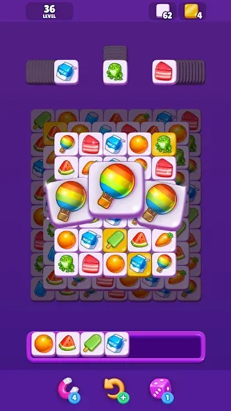 Tile Match - Matching Game (Тайл Матч)  [МОД Много монет] Screenshot 3