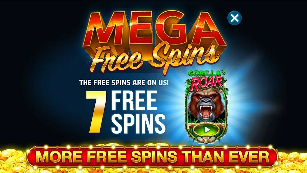 Ape Slots: Vegas Casino Deluxe  [МОД Бесконечные монеты] Screenshot 3