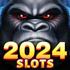 Взлом Ape Slots: Vegas Casino Deluxe  [МОД Бесконечные монеты] - стабильная версия apk на Андроид