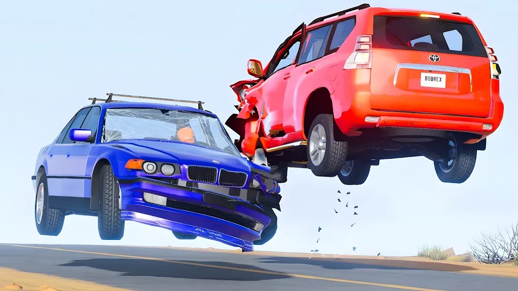 Stunt Car Crash (Стант Кар Краш)  [МОД Menu] Screenshot 3