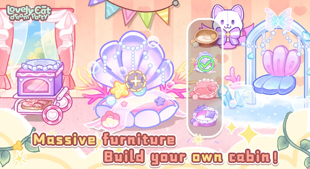 Lovely cat dream party (Лавли кэт дрим пати)  [МОД Unlocked] Screenshot 3