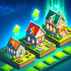 Скачать взломанную Merge HomeTown: Merge Games  [МОД Много монет] - полная версия apk на Андроид