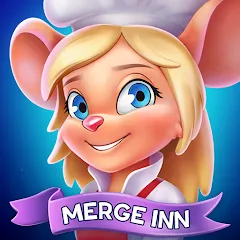 Взломанная Merge Inn - Cafe Merge Game (Мердж Инн)  [МОД Много монет] - стабильная версия apk на Андроид