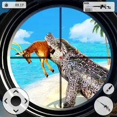 Скачать взлом Crocodile Hunting Animal Games (Крокодил Охота Игры с животными)  [МОД Бесконечные монеты] - последняя версия apk на Андроид