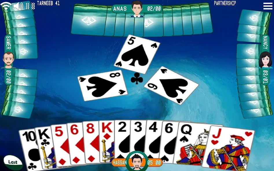 Golden Card Games Tarneeb Trix (Голден Кард Геймс Тарниб Трикс)  [МОД Unlimited Money] Screenshot 1