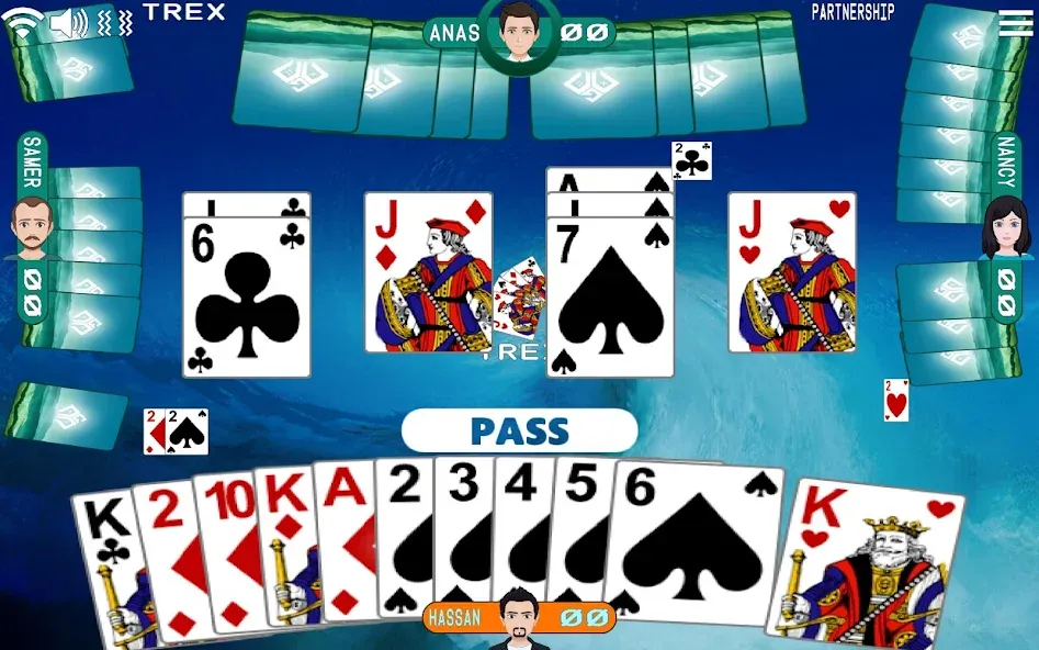 Golden Card Games Tarneeb Trix (Голден Кард Геймс Тарниб Трикс)  [МОД Unlimited Money] Screenshot 2