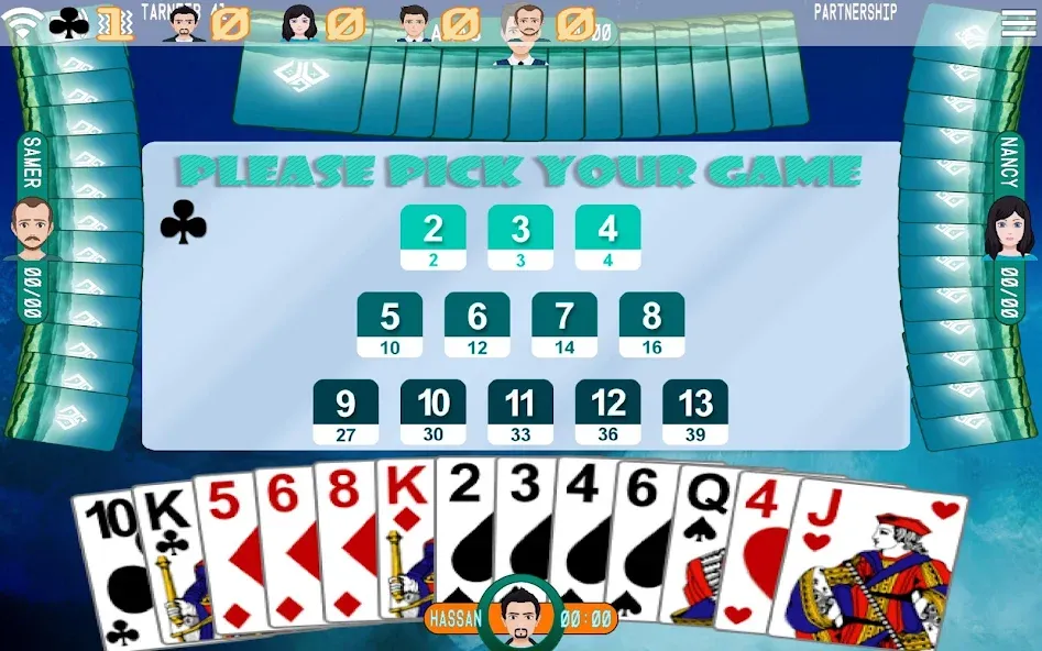 Golden Card Games Tarneeb Trix (Голден Кард Геймс Тарниб Трикс)  [МОД Unlimited Money] Screenshot 4