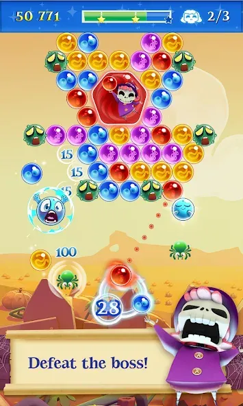 Bubble Witch 2 Saga (Бабл Витч 2 Сага)  [МОД Бесконечные монеты] Screenshot 2