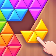 Скачать взлом Triangles & Blocks (Полиблок)  [МОД Все открыто] - последняя версия apk на Андроид