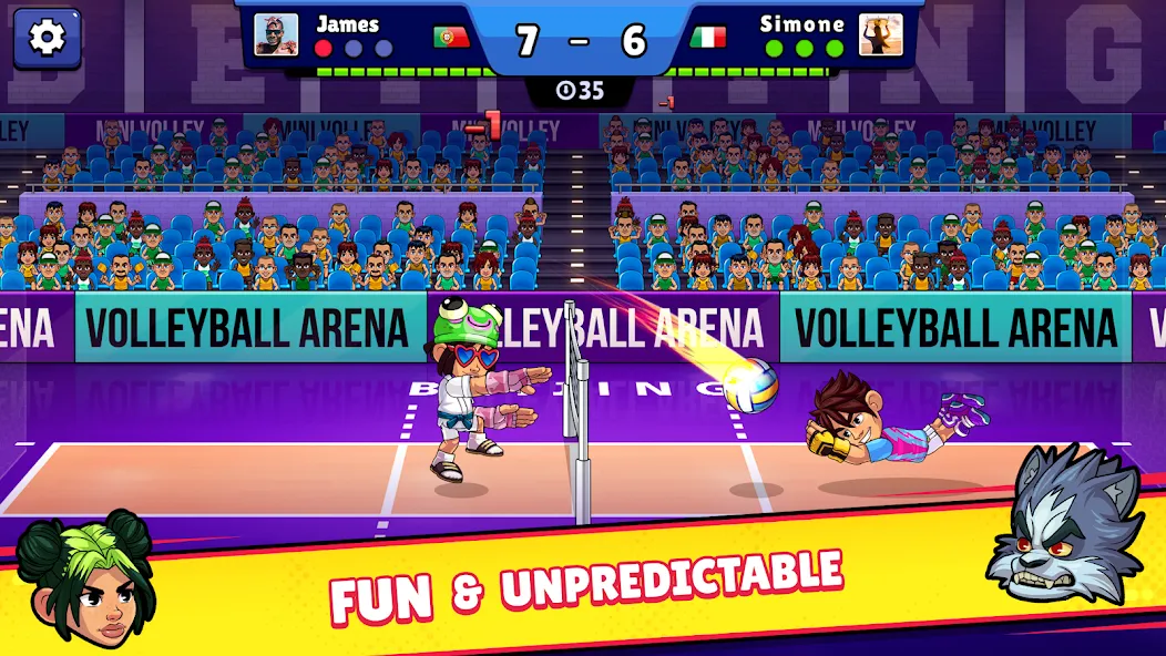 Volleyball Arena: Spike Hard (Волейбольная арена)  [МОД Mega Pack] Screenshot 2