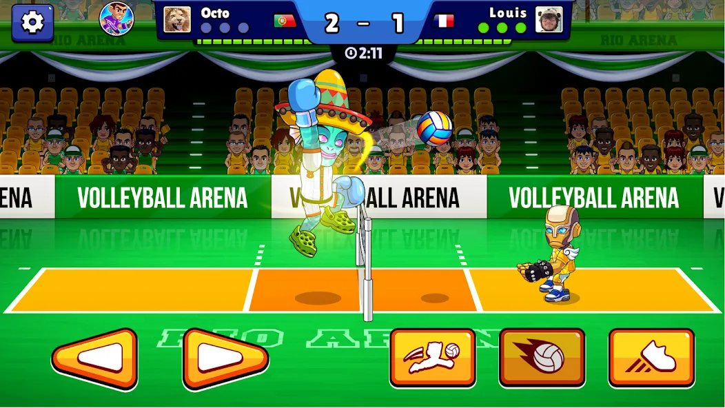 Volleyball Arena: Spike Hard (Волейбольная арена)  [МОД Mega Pack] Screenshot 3