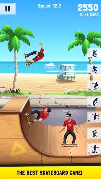 Flip Skater (Флип скейтер)  [МОД Menu] Screenshot 1