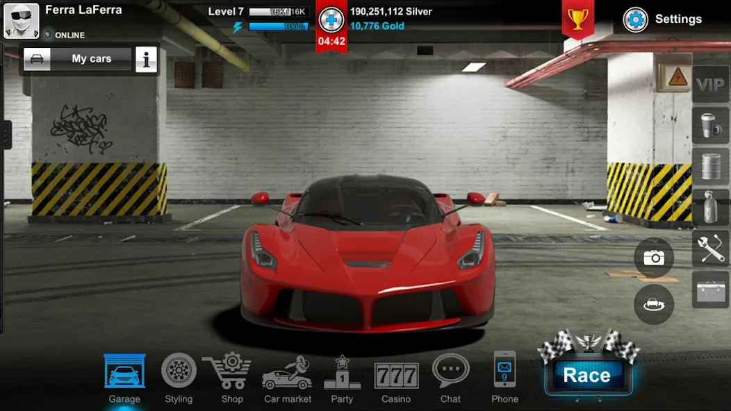 Tuner Life Online Drag Racing (Тюнер Лайф)  [МОД Menu] Screenshot 3