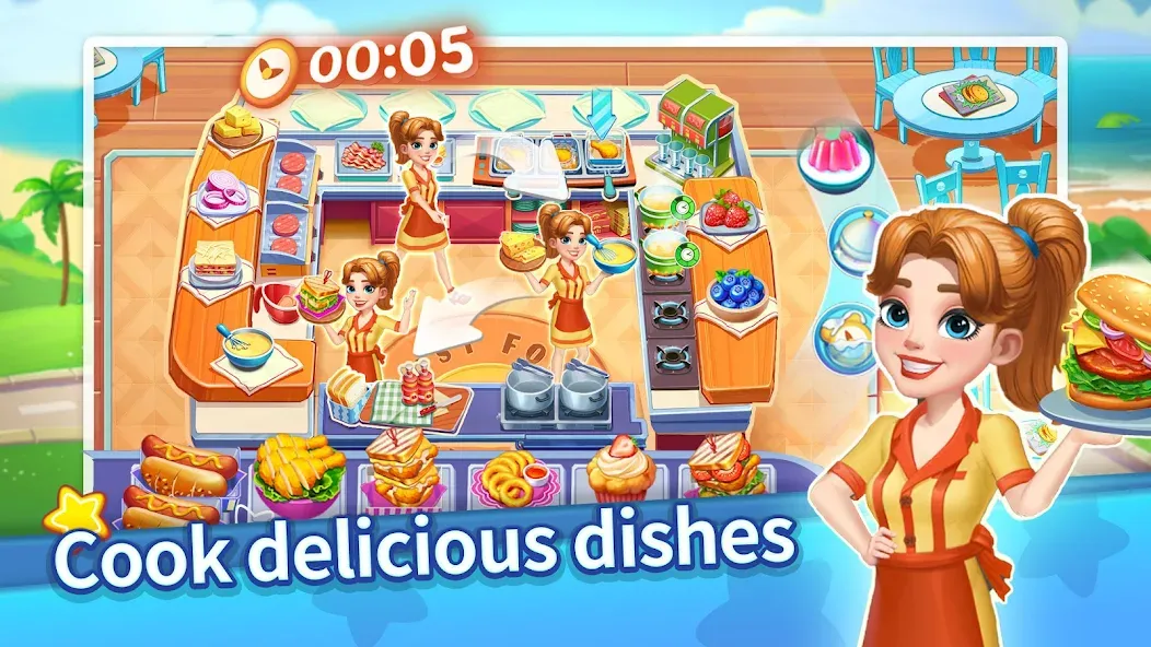 Cooking Master Adventure Games (Кукинг Мастер)  [МОД Меню] Screenshot 1