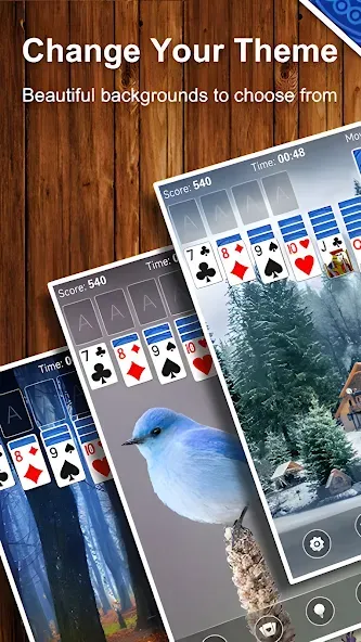 Solitaire Card Game (Солитер карточная игра)  [МОД Много денег] Screenshot 3