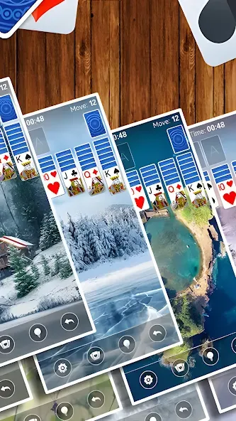 Solitaire Card Game (Солитер карточная игра)  [МОД Много денег] Screenshot 4