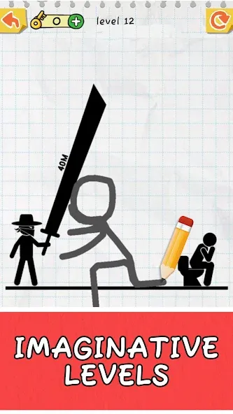 Draw 2 Save: Stickman Puzzle (Дроу 2 Сэйв)  [МОД Unlimited Money] Screenshot 1