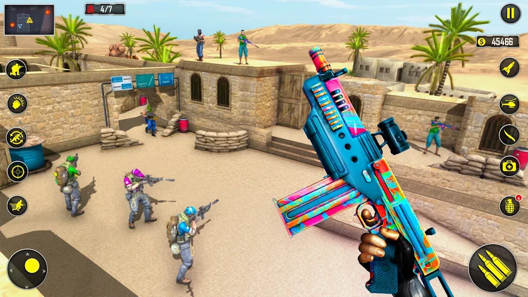 Fps Shooting Strike: Gun Games  [МОД Unlimited Money] Screenshot 3