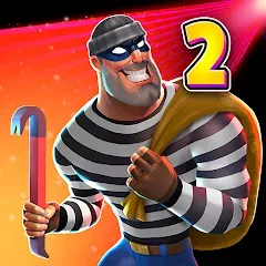 Скачать взлом Robbery Madness 2:Stealth game (Робери Маднесс 2)  [МОД Бесконечные монеты] - стабильная версия apk на Андроид