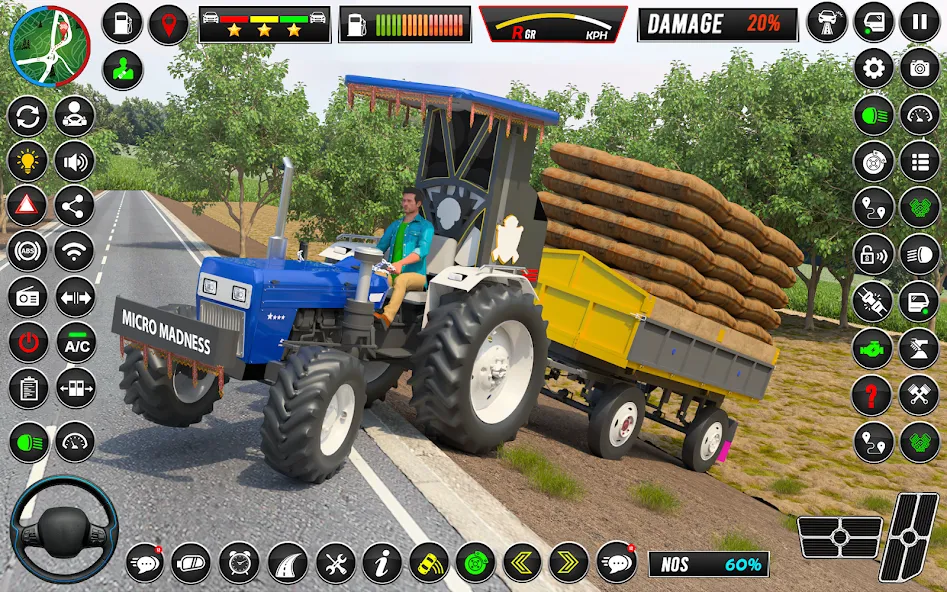 Indian Tractor Games Simulator  [МОД Бесконечные деньги] Screenshot 4