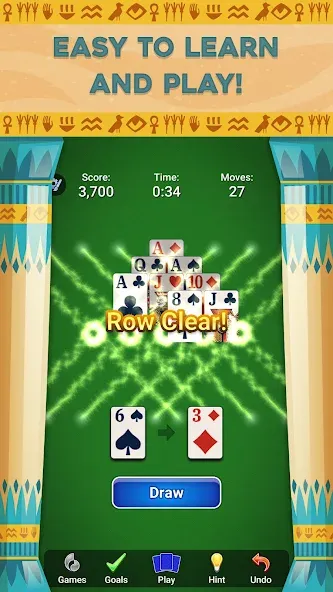 Pyramid Solitaire - Card Games (Пирамида Солитер)  [МОД Unlocked] Screenshot 4