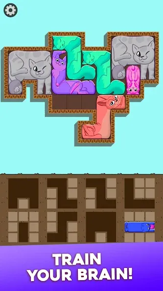 Block Puzzle Cats (Блок Пазл Кошки)  [МОД Unlimited Money] Screenshot 4