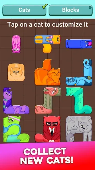 Block Puzzle Cats (Блок Пазл Кошки)  [МОД Unlimited Money] Screenshot 5