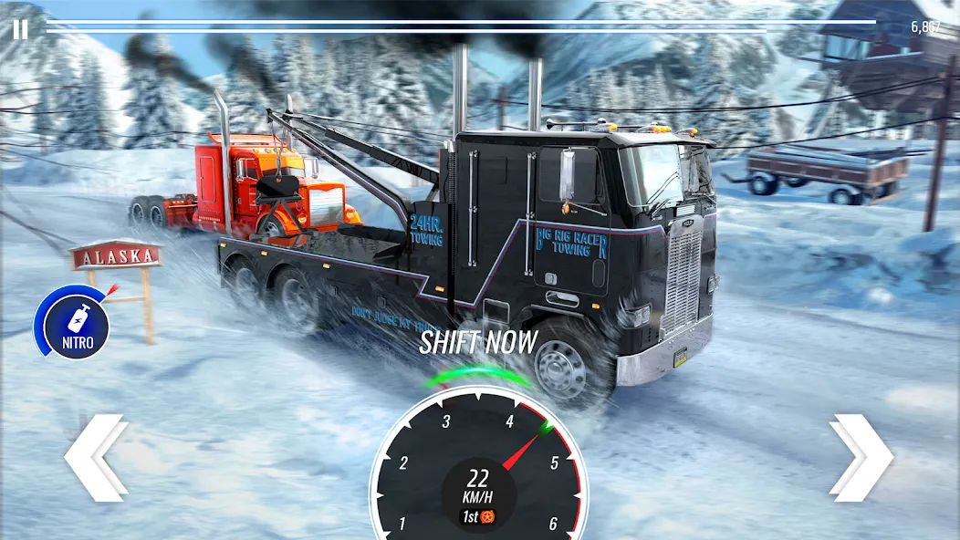 Big Rig Racing: Drag racing (Биг Риг Рейсинг)  [МОД Unlimited Money] Screenshot 2