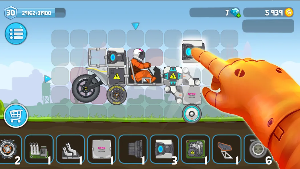 Rovercraft:Race Your Space Car (Роверкрафт)  [МОД Unlocked] Screenshot 2