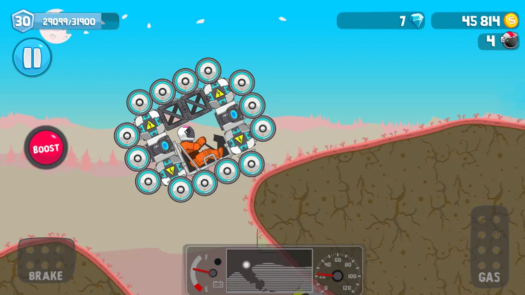 Rovercraft:Race Your Space Car (Роверкрафт)  [МОД Unlocked] Screenshot 5