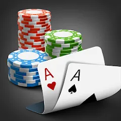 Взломанная Texas holdem poker king  [МОД Много монет] - полная версия apk на Андроид