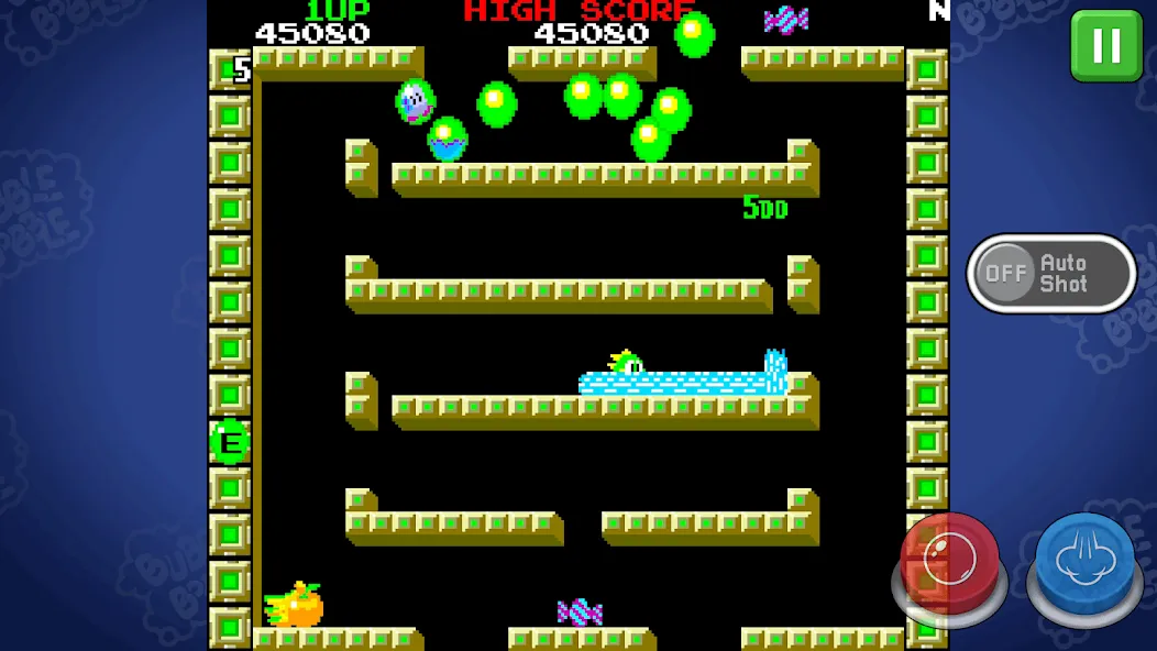 BUBBLE BOBBLE classic (БАБЛ БОББЛ классика)  [МОД Все открыто] Screenshot 1