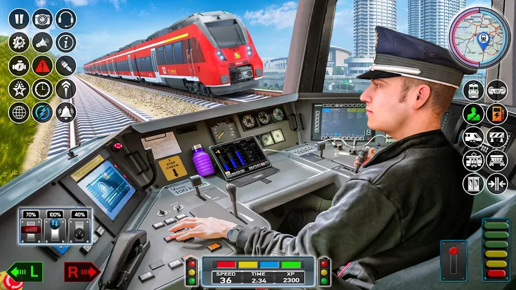 City Train Game 3d Train games  [МОД Mega Pack] Screenshot 2