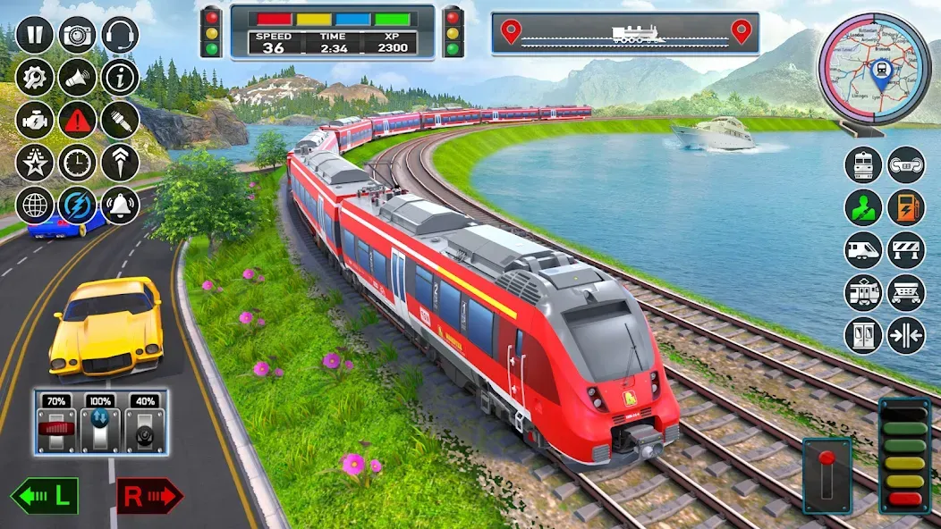 City Train Game 3d Train games  [МОД Mega Pack] Screenshot 3