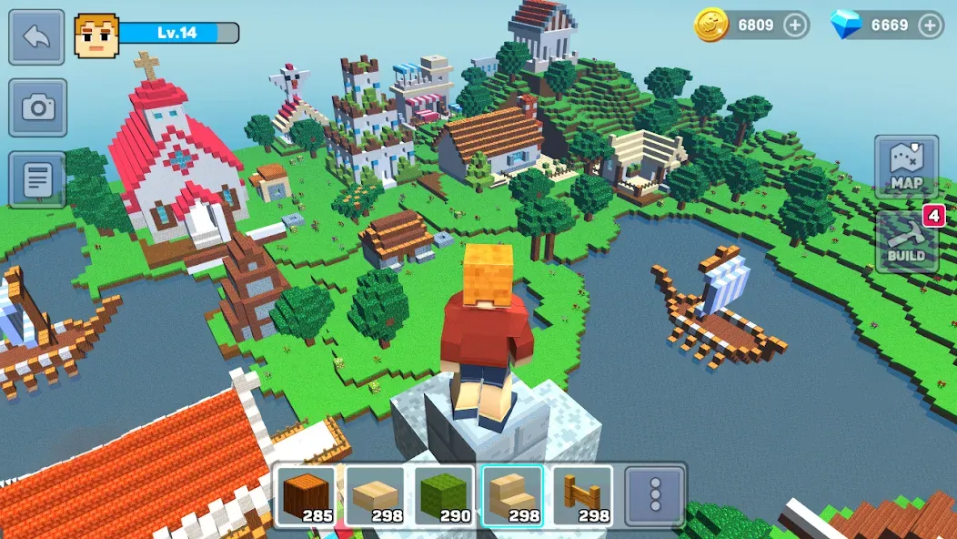 MiniCraft: Blocky Craft 2024 (МиниКрафт)  [МОД Menu] Screenshot 1