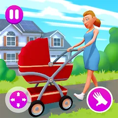 Скачать взломанную Mother Simulator: Family life  [МОД Бесконечные деньги] - полная версия apk на Андроид