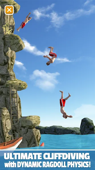 Flip Diving (Флип дайвинг)  [МОД Menu] Screenshot 1