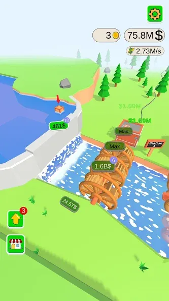 Water Power (Уотер Пауэр)  [МОД Меню] Screenshot 5