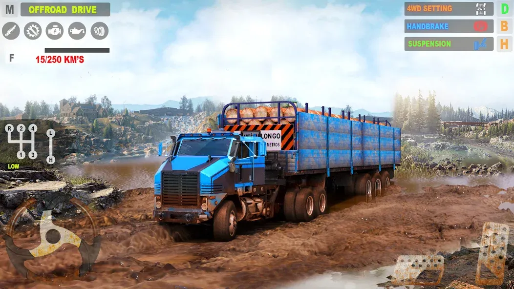 Offroad Mudrunner Games 3D  [МОД Unlimited Money] Screenshot 2