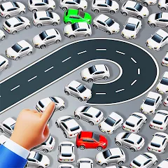 Скачать взлом Parking Jam: Car Parking Games (Паркинг Джем)  [МОД Все открыто] - стабильная версия apk на Андроид