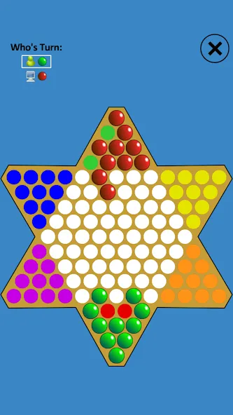 Chinese Checkers Touch (Китайские шашки Тач)  [МОД Бесконечные монеты] Screenshot 1