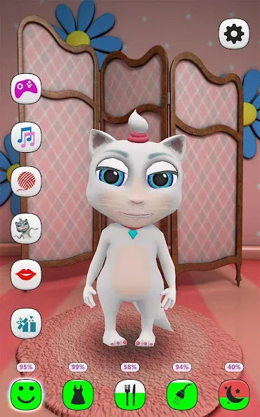My Talking Kitty Cat  [МОД Много денег] Screenshot 1