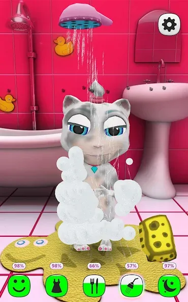 My Talking Kitty Cat  [МОД Много денег] Screenshot 2