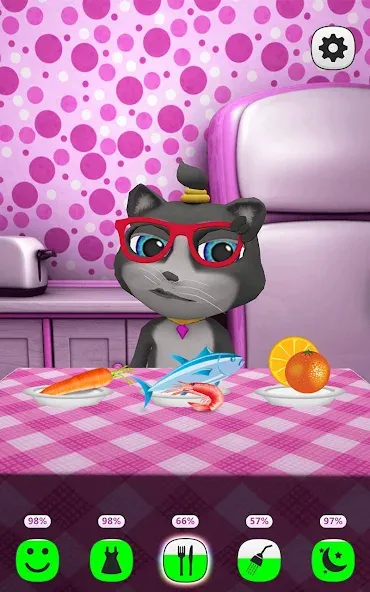 My Talking Kitty Cat  [МОД Много денег] Screenshot 3