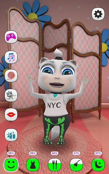 My Talking Kitty Cat  [МОД Много денег] Screenshot 5