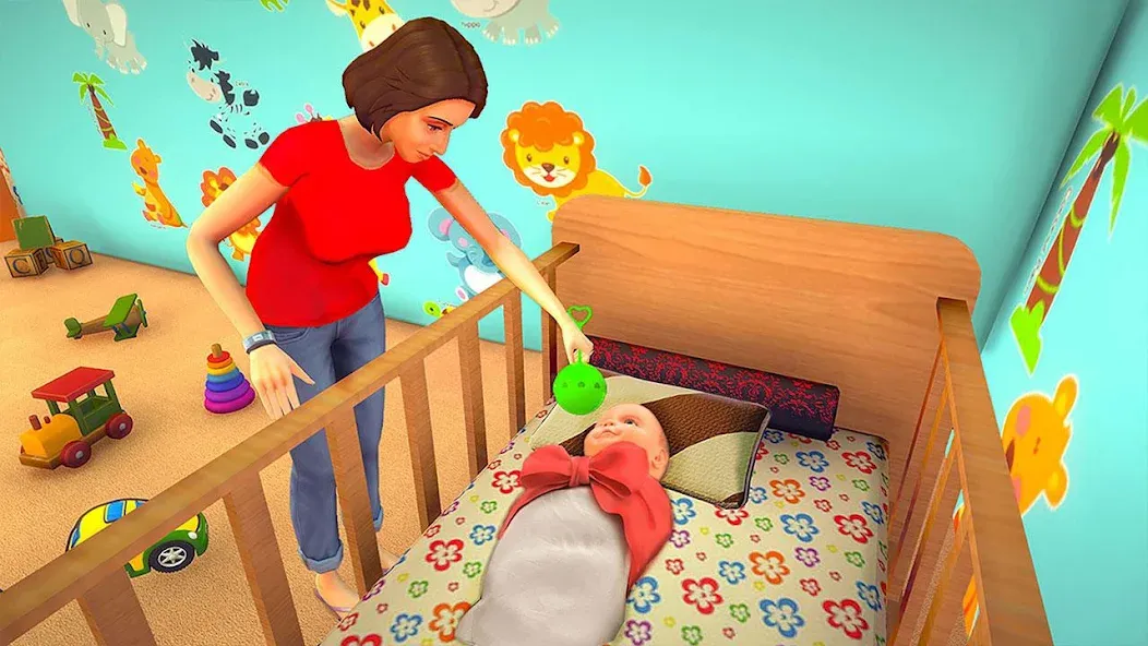 Virtual Pregnant Mom Baby Care (Виртуальная беременная мама Уход за младенцем)  [МОД Много монет] Screenshot 4