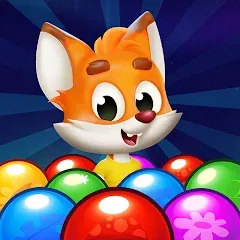 Скачать взломанную Bubble Friends Bubble Shooter  [МОД Бесконечные монеты] - полная версия apk на Андроид